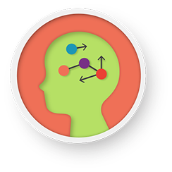 icon of head representing behavior